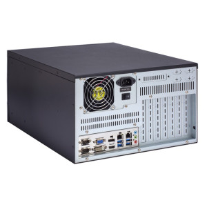 Axiomtek AX60810 Wall mount Chassis for ATX/Micro ATX Motherboards, black or gray, w/o power supply